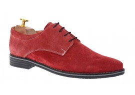 Pantofi barbati casual din piele naturala intoarsa - Model Bordeaux PAVELV